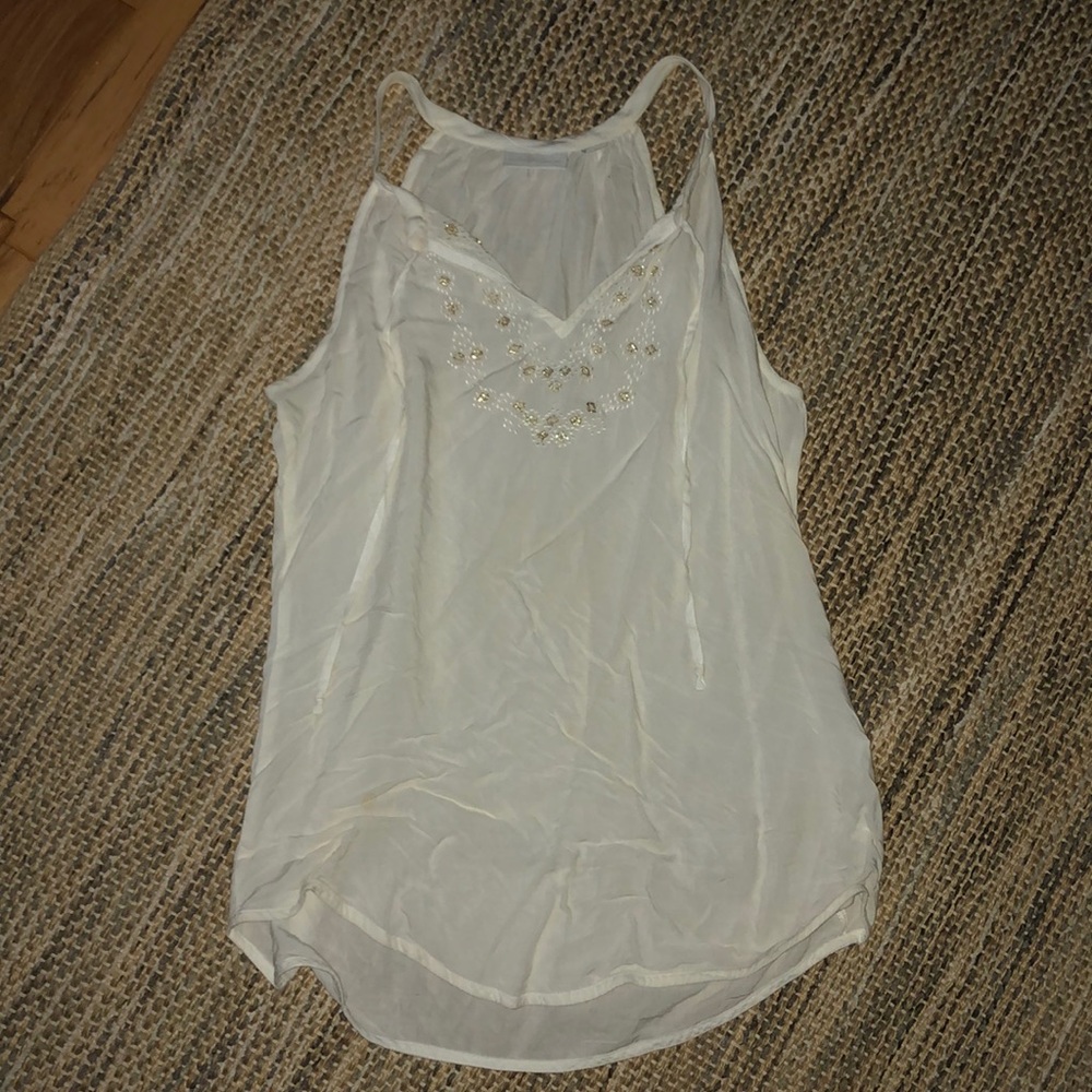 New York & Company women’s white tank top